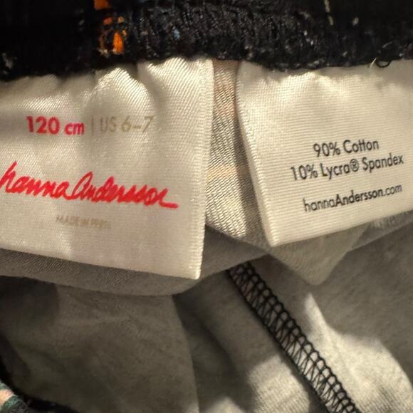 Hanna Andersson Pajama Pants Size 120 (6–7) Discover The Sky Rocket Space Print - Picture 4 of 5